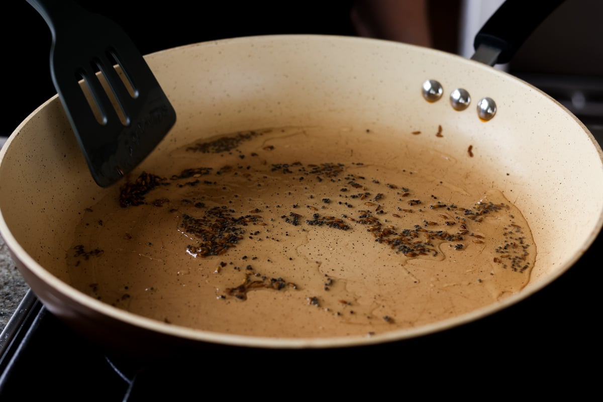 whole spices after roasting