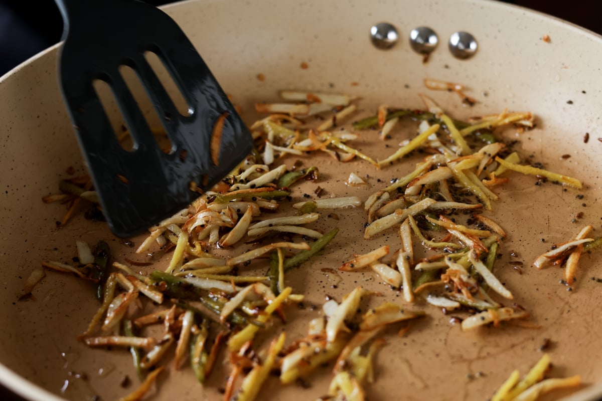 aromatics after cooking
