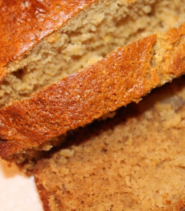 A top down shot of ginger cakes slices