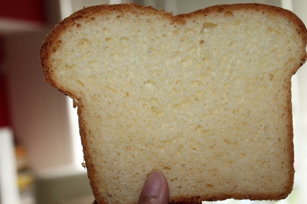 A super light and fluffy white sandwich loaf. Great for everyday sandwiches and toast. Simple and easy recipe. #veganricha