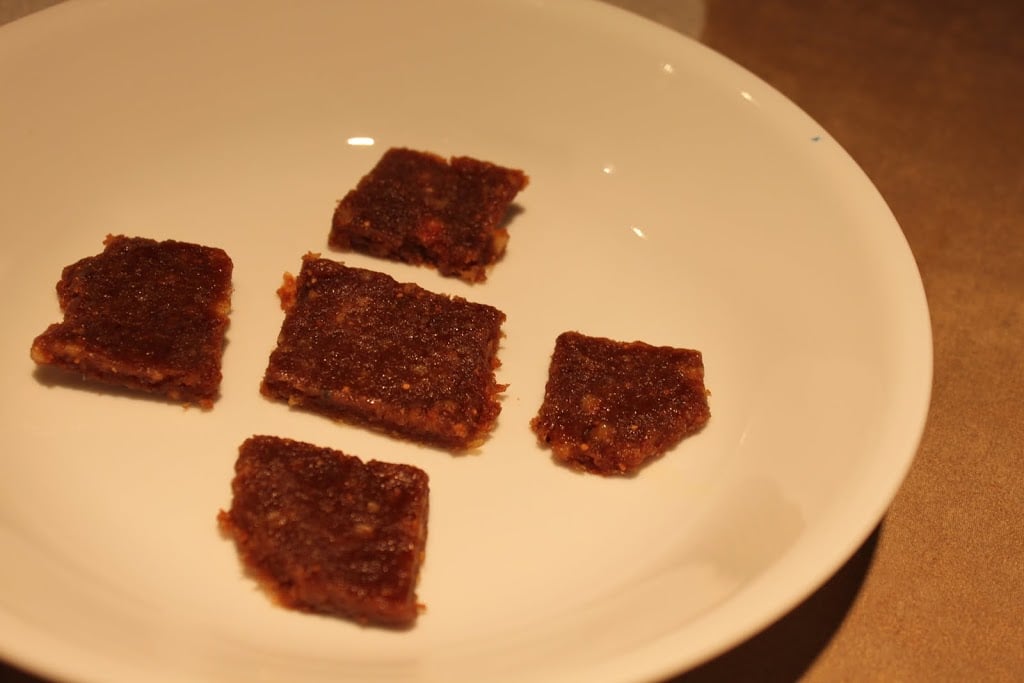 Date Fig Burfi (sugarless date fig Indian fudge) A delicious sweet treat made with healthy ingredients. Vegan and Gluten Free Recipe. #glutenfree #vegan #veganricha