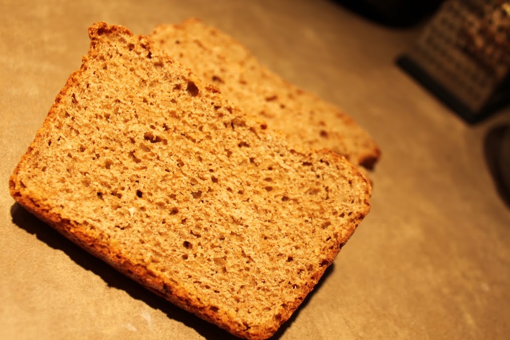 Gingerbread bread. Full of warming spices with cinnamon, ginger, cardamom, and cloves. Great toasted with tea or coffee. Vegan Recipe. #veganricha #vegan