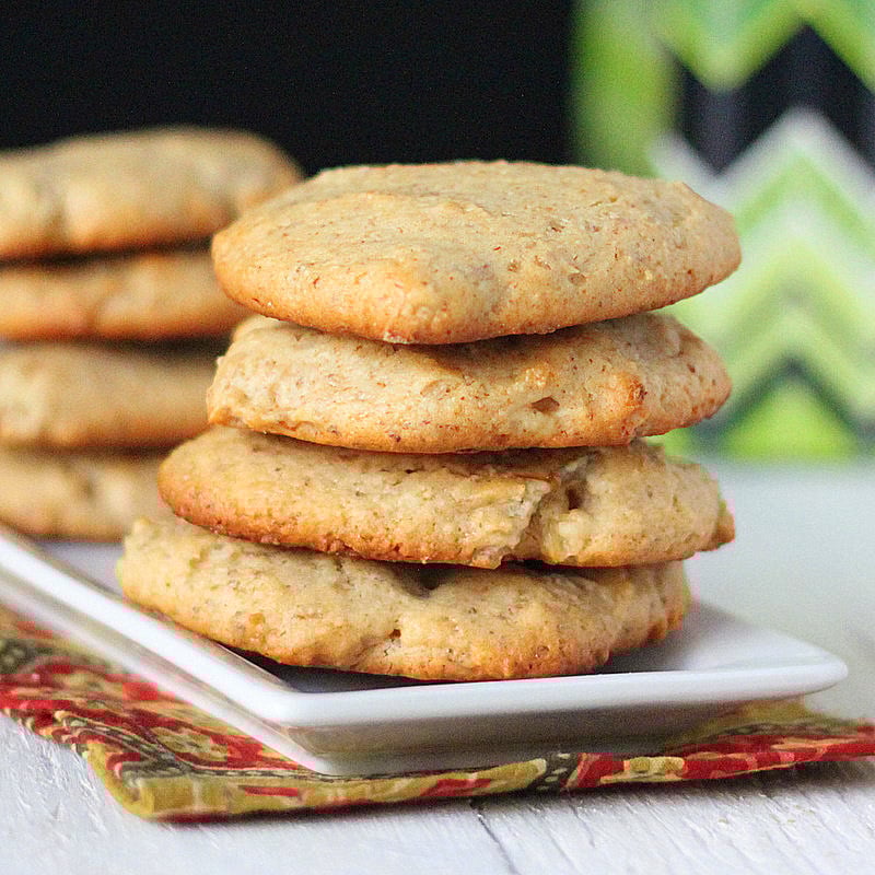 Candied Lime, Almond and Coconut Cookies. Absolutely delicious, chewy cookies that make a great snack or sweet treat. Vegan Recipe. #veganricha #vegan