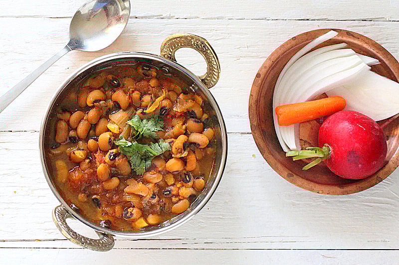 Vegan black Eyed Pea Curry Indian Recipe | Vegan Richa
