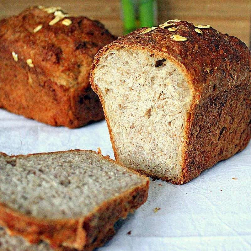 Sprouted Wheat Strawberry Bread. A delicious and easy bread that's great for snacking or sandwiches. Vegan, Soy Free and Nut Free Recipe. #veganricha #vegan