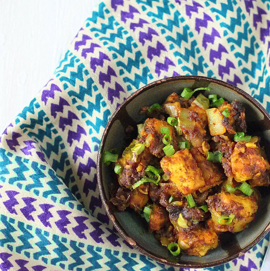 Tempeh Chili roast- Kerala Style