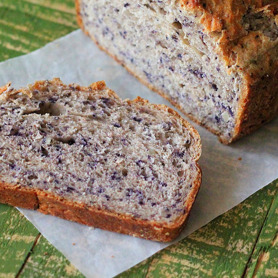 Blueberry Almond Bread | Vegan Richa