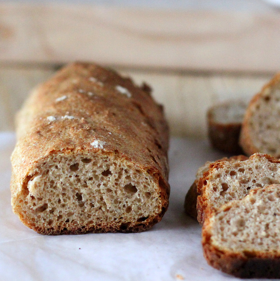 Whole Wheat Baguette/Long Loaves | Vegan Richa
