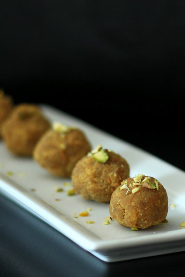 Besan Ladoo - Sweet Chickpea flour balls