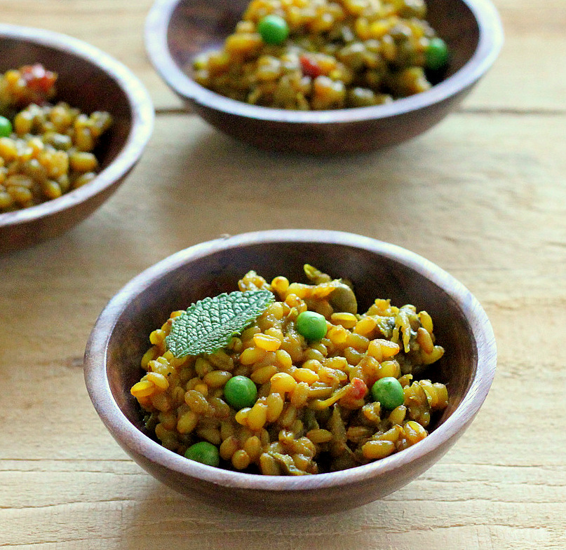 VeganRicha - Vegan Wheat berry Pilaf