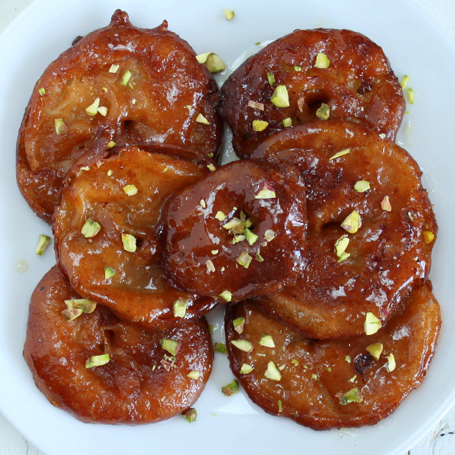 Vegan Richa: Aple Jalebi with Rabri