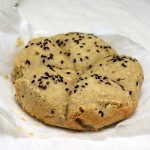 vegan gluten free rolls on parchment paper
