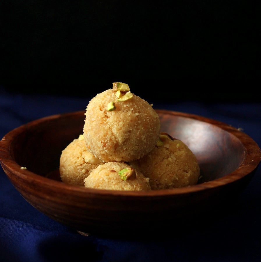 Vegan Richa: Coconut Rava Ladoo