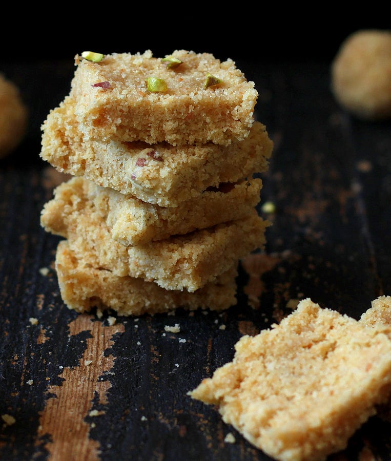 Coconut Rava Burfi