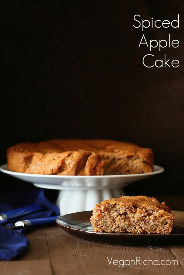 Vegan Spiced Apple Cake with Salted Caramel. Tried tested and loved. All whole grain made with spelt flour and drizzeld with salted caramel or date caramel. Makes 1 8 inch cake pan