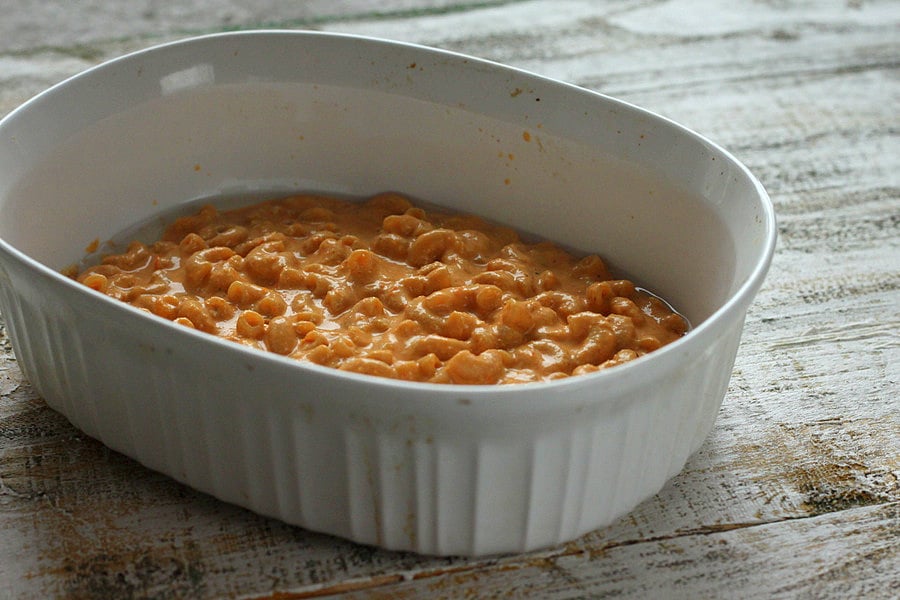 Nacho Mac and Cheese Casserole with Taco Tempeh meat | VeganRicha.com #vegan #nacho #mac