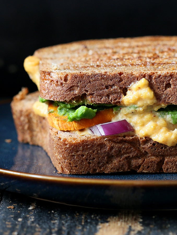 Vegan Grilled Nacho Cheese Sandwich