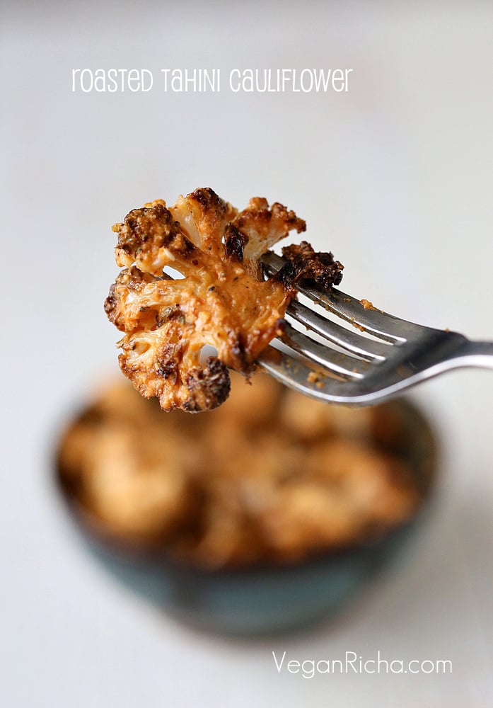 Roasted Tahini Cauliflower from Nut Butter Universe