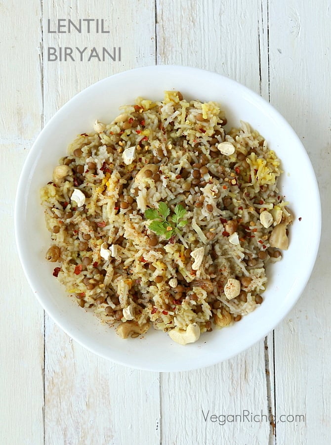 Lentil Biryani