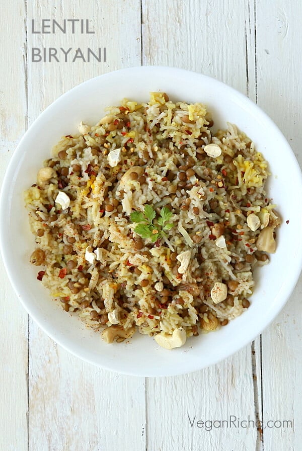 Lentil Biryani