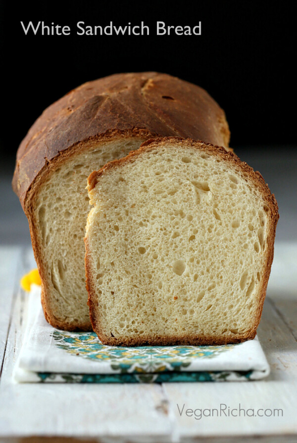 Easy White Sandwich Bread to make grilled sandwiches. Vegan Soy-free corn-free Palm oil free Recipe. can be made nut-free