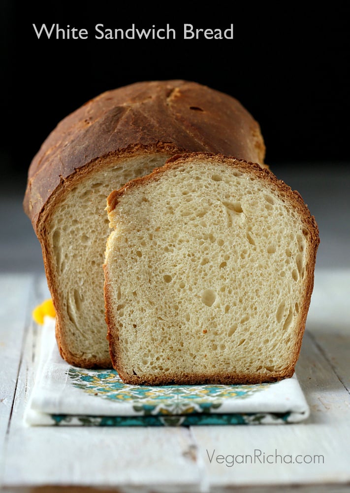 Vegan White Sandwich Bread Recipe | Vegan Richa