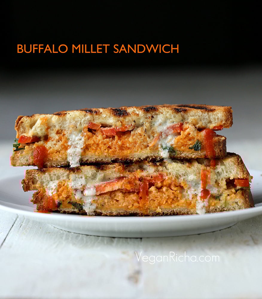 This Vegan White Sandwich Bread Recipe is super easy, with 5 ingredients and comes out perfect every time. | VeganRicha.com