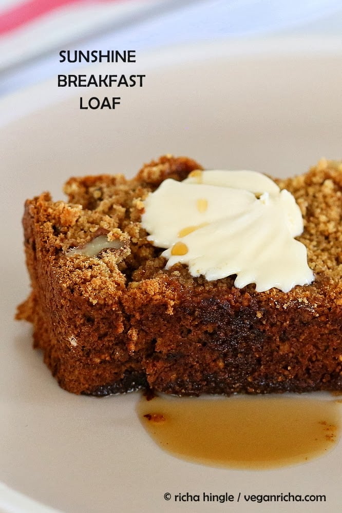 Sunshine Breakfast Loaf  | Vegan Richa