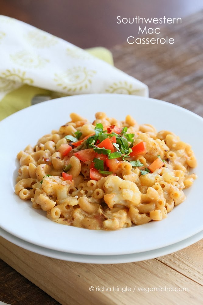 Southwestern Mac Queso from One Dish Vegan
