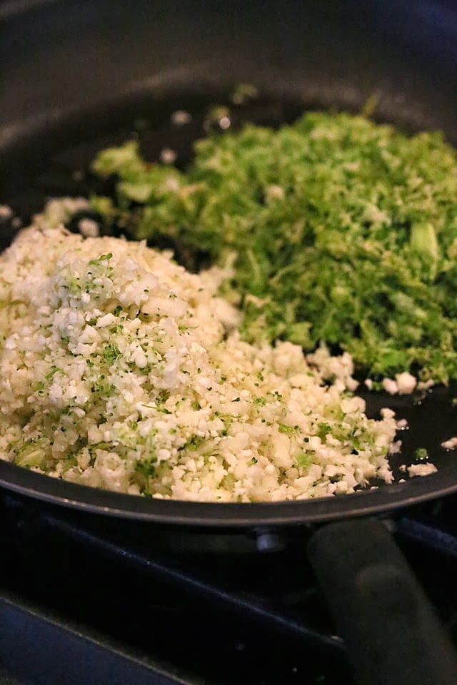 This Cauliflower Broccoli Pie is full of flavor from the garam masala and has a delicious Potato black eyed pea crust. | VeganRicha.com #vegan #glutenfree and #grainfree