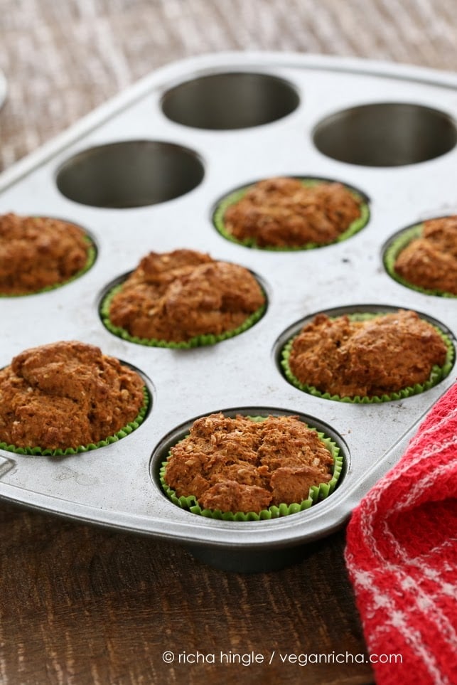 Vegan Pumpkin Muffins | Vegan Richa