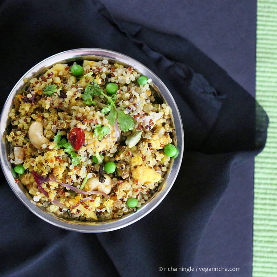 Quinoa Cauliflower Biryani | Vegan Richa