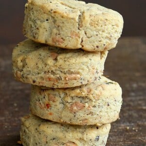 gluten-free biscuits with pepper jack and jalapenos
