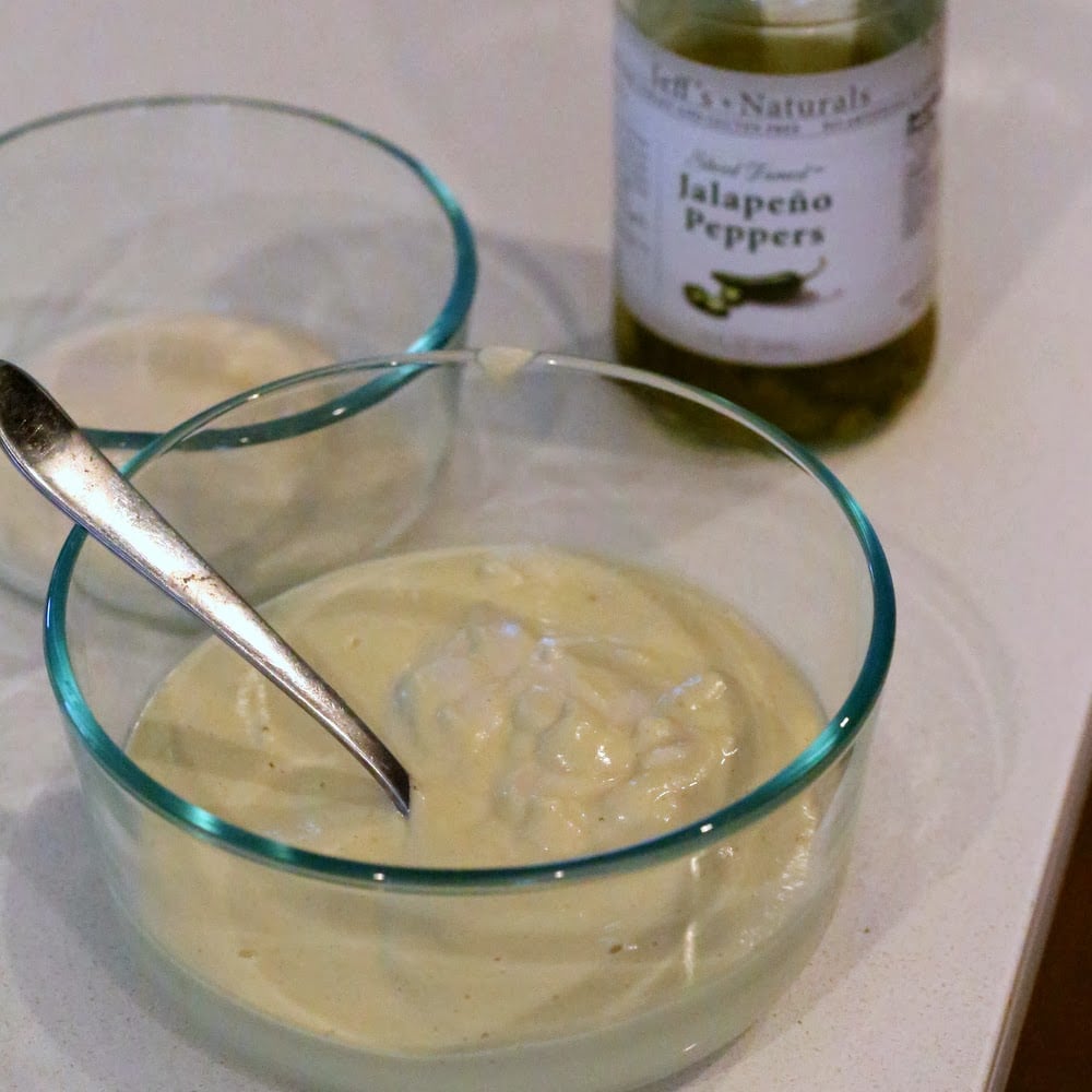 Vegan Jalapeno Popper Dip and Havarti Dip - glutenfree. Creamy cheesy Jalapeno dip. VeganRicha.com