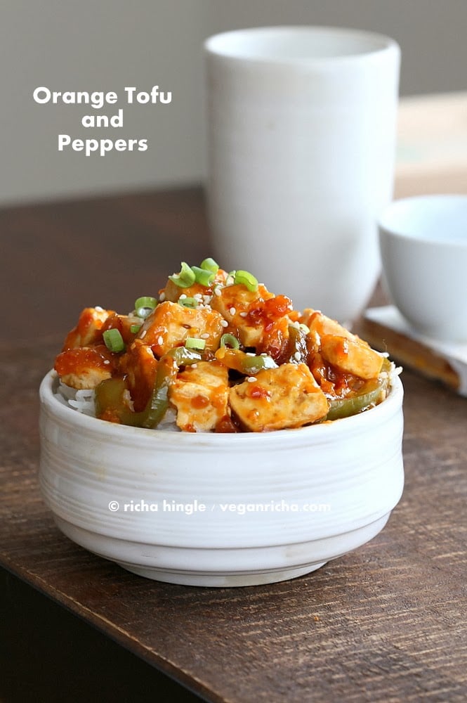 Spicy Orange Tofu | Vegan Richa