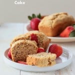 This Vegan Vanilla pound cake is easy, soy-free, soft and delicious. Make these mini loafs. Vegan Dairy-free, soy-free recipe. #vegan #glutenfree #veganricha