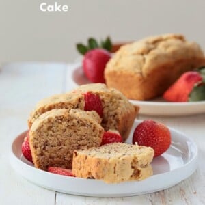 This Vegan Vanilla pound cake is easy, soy-free, soft and delicious. Make these mini loafs. Vegan Dairy-free, soy-free recipe. #vegan #glutenfree #veganricha