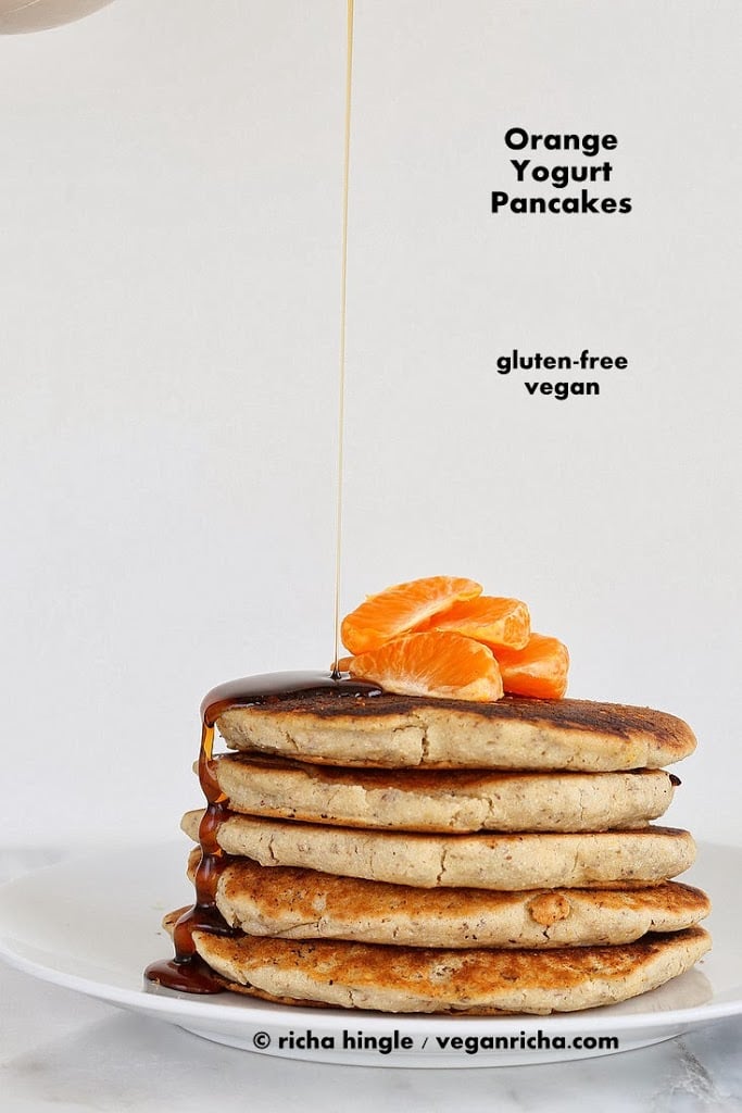 Gluten-free Orange Yogurt Pancakes and Multigrain Pancake Mix