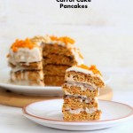 vegan carrot cake pancakes