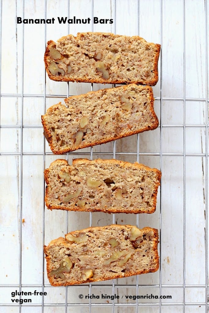 gluten free banana walnut bread | vegan richa