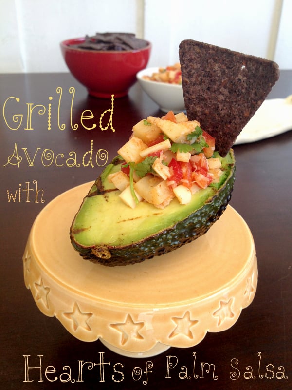 Grilled avocado with hearts of palm salsa - 5