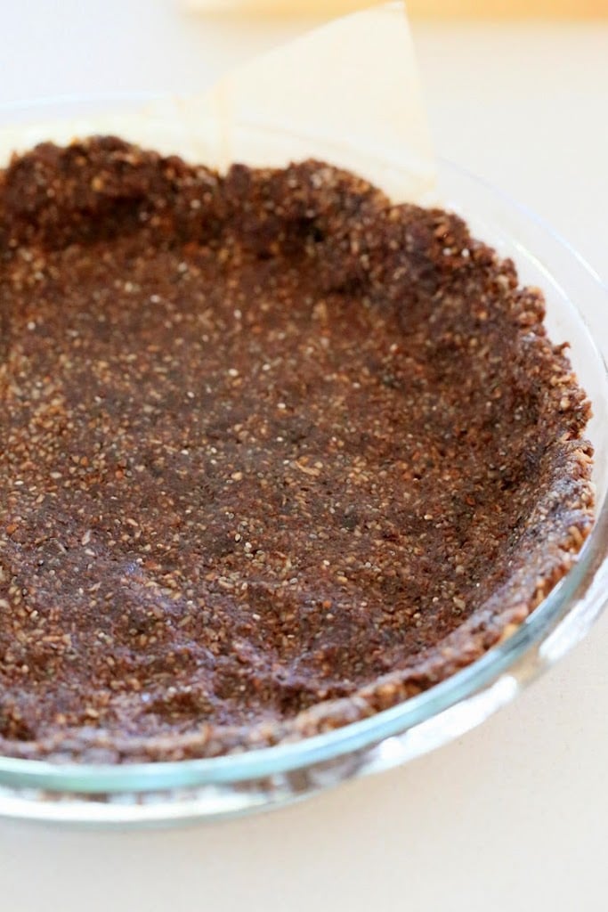 Vegan Salted Caramel Chocolate Pie | Vegan Richa