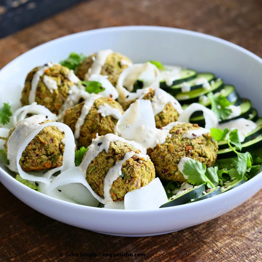 Baked Lentil Falafels | Vegan Richa