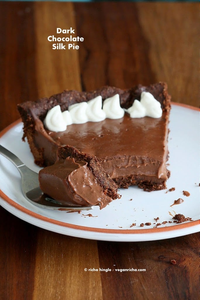 Vegan Chocolate Silk Pie | Vegan Richa