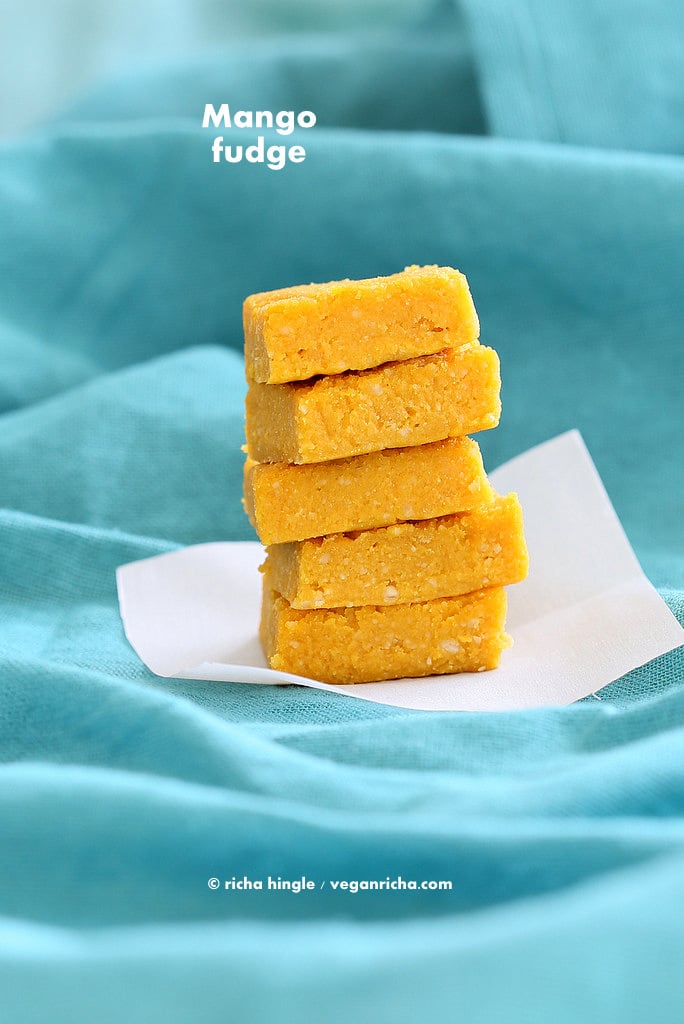 vegan mango fudge