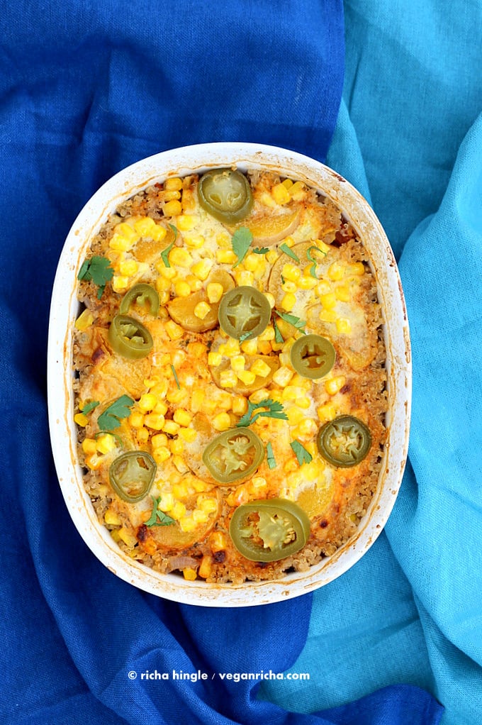 Quinoa Black Bean Casserole |Vegan Richa