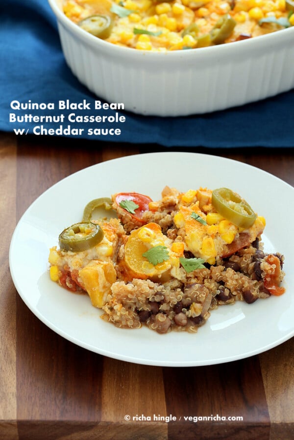 Quinoa Black Bean Casserole |Vegan Richa