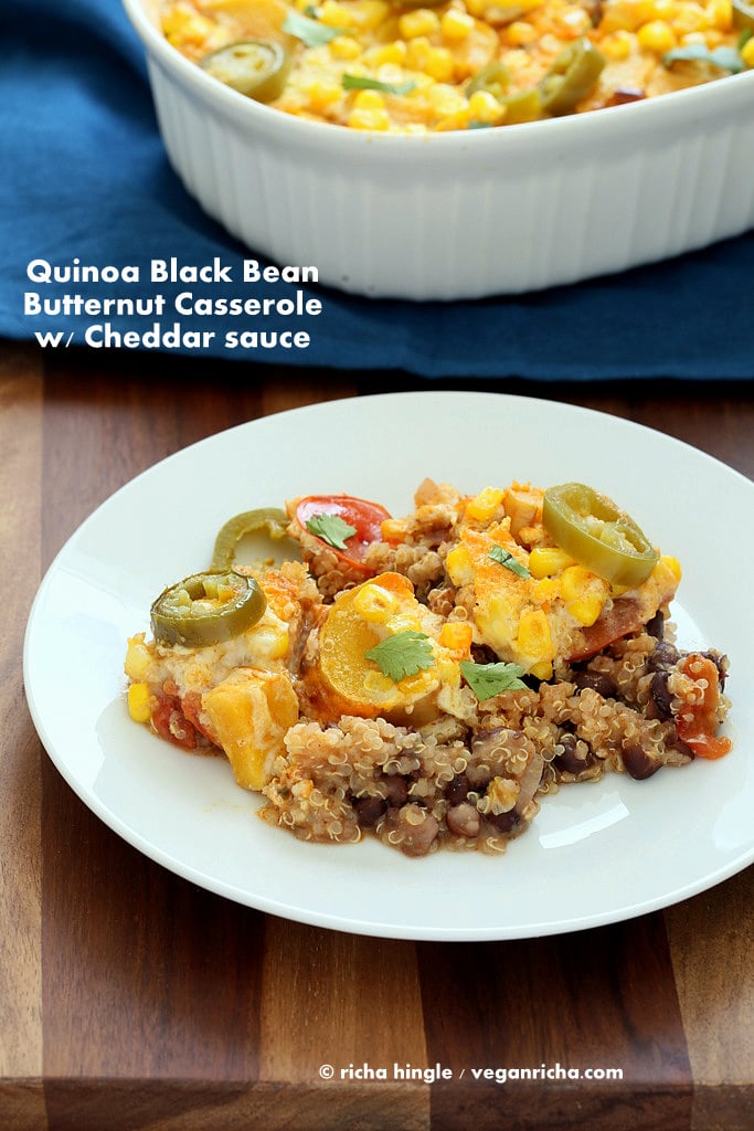Quinoa Black Bean Casserole |Vegan Richa