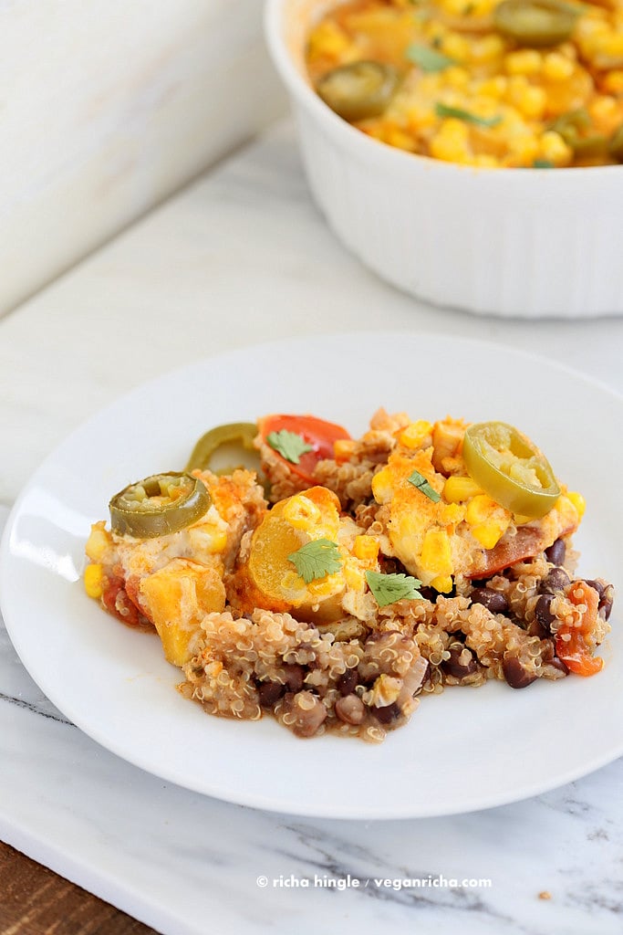 Quinoa Black Bean Casserole |Vegan Richa