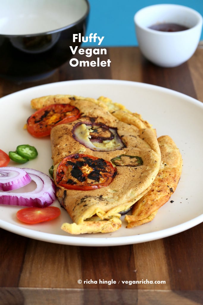 Vegan Omelet with Chickpea flour